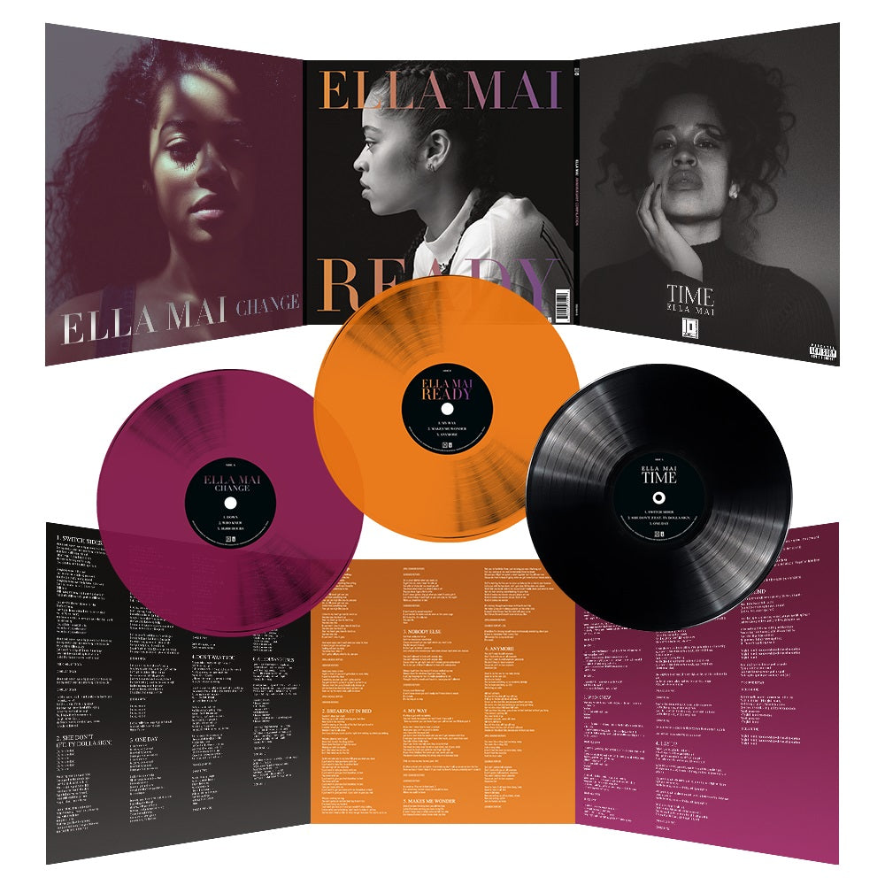 Ella Mai - Time Change Ready - Anniversay Vinyl [Black LP/Violet LP/Orange LP] | Vinyl