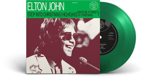 Elton John | Step Into Christmas [Transparent Green 7" Single] | Vinyl