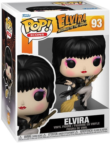 Elvira, Mistress of the Dark | Funko POP!: Icons: Elvira, Mistress of the Dark: Elvira (Action Figure, Collectible) | Action Figure