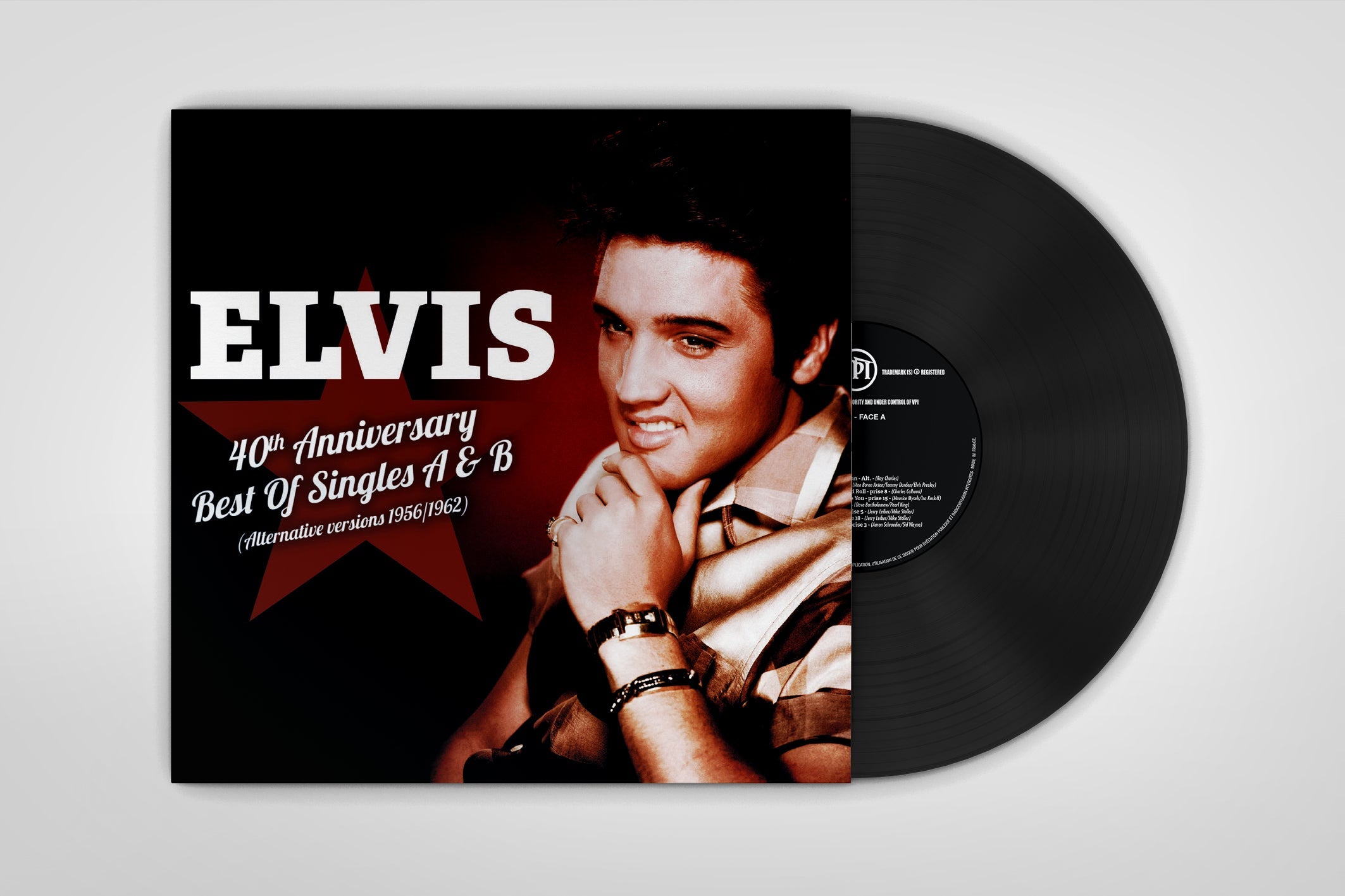 Elvis Presley - 33 Tours - 40Th Anniversary - Best Of Singles A & B (Black Vinyl) | Vinyl