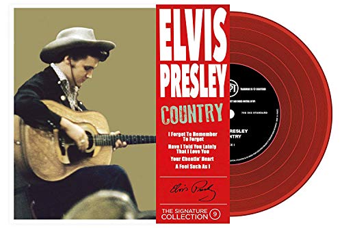 Elvis Presley - 45 Tours - The Signature Collection N°09 - Country (Red Vinyl) | Vinyl