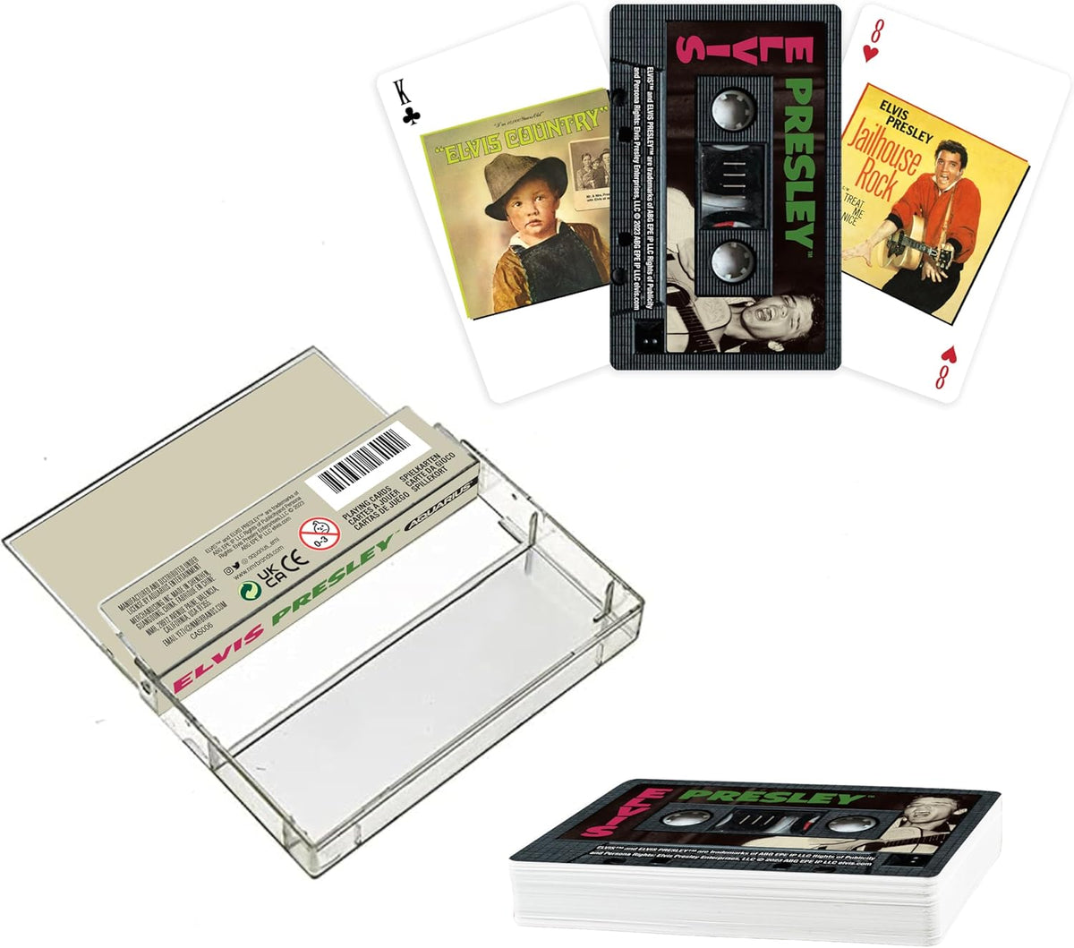 Elvis Presley - Elvis Presley Cassette Playing Cards | Games