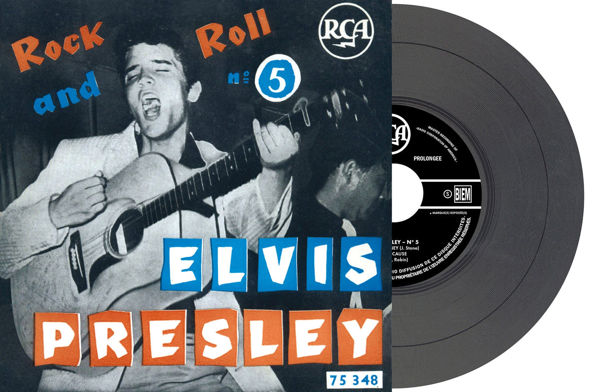 Elvis Presley - Rock and Roll - RCA #5 (Black 7" vinyl EP) | Vinyl