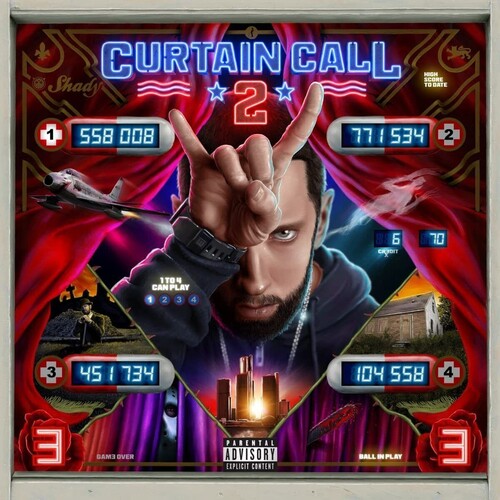Eminem | Curtain Call 2 (Limited Edition, Fluorescent Orange Colored Vinyl) [Import] (2 Lp's) | Vinyl