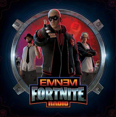 Eminem | Fortnite Radio (Limited Edition, Blue & Red Colored Vinyl) [Import] | Vinyl