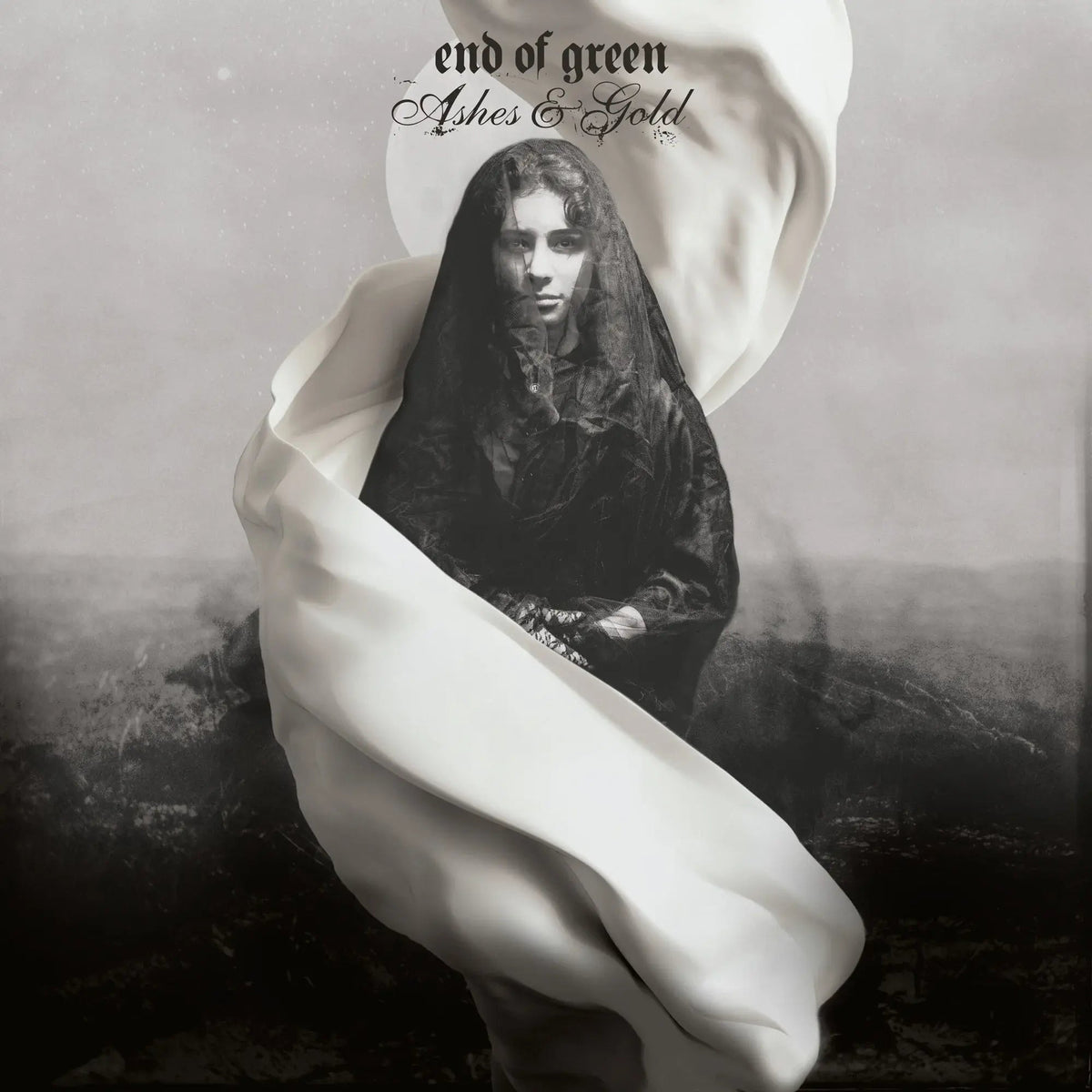 End Of Green - Ashes & Gold [Grey Marbled] | Vinyl