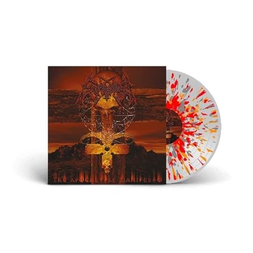 Enthroned | The Apocalypse Manifesto (Clear W/ Red, Orange & Grey Splatter Vinyl) | Vinyl