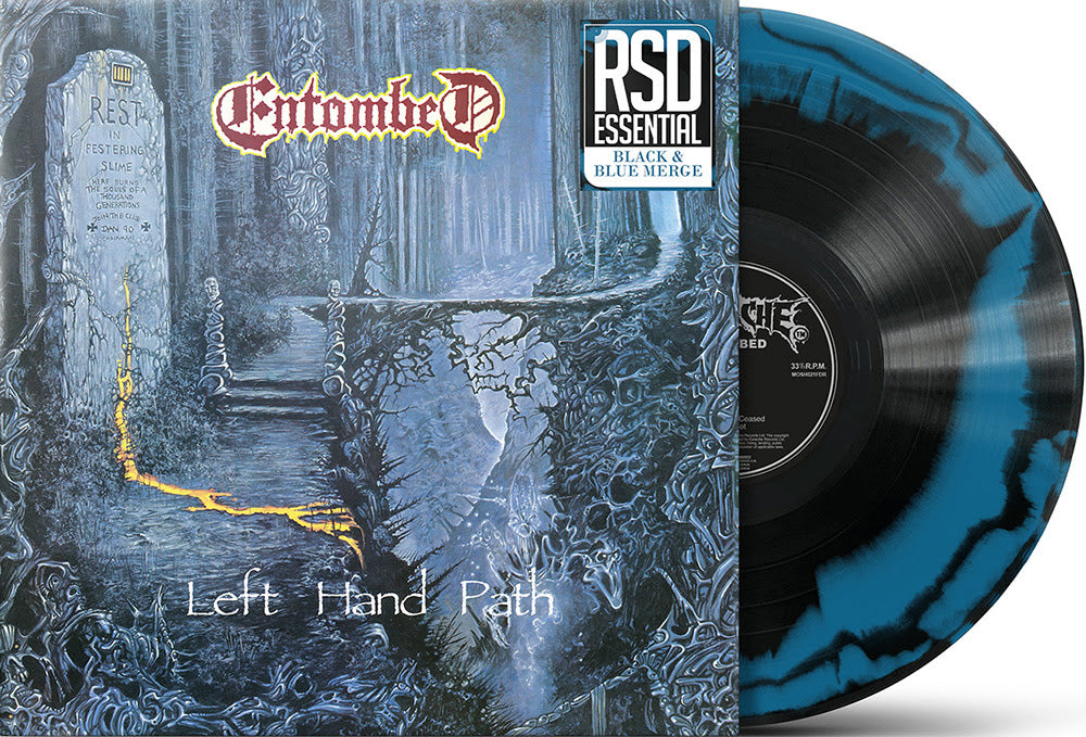 Entombed | Left Hand Path (Indie Exclusive) (Blue Black Merge Vinyl) | Vinyl