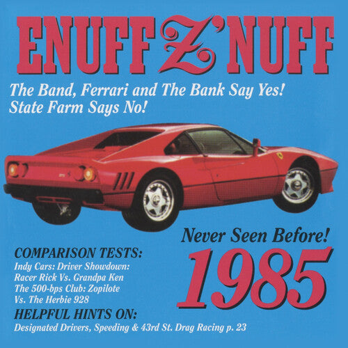 Enuff Z'nuff | 1985 (Colored Vinyl, Blue & Red Splatter, Reissue) | Vinyl
