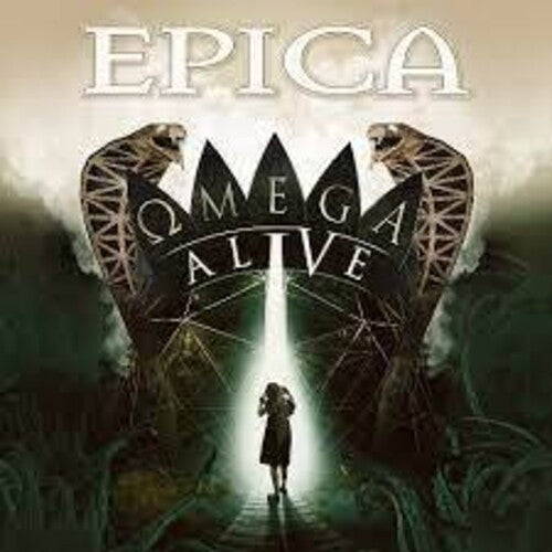 Epica | Omega Alive (Clear w/ Green & Black Splatter Colored Vinyl, Gatefold LP Jacket) (3 Lp's) | Vinyl