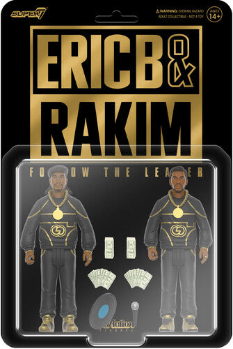 Eric B. & Rakim | Super7 - Eric B. & Rakim - ReAction Figures Wv2 - Eric B. & Rakim (Follow The Leader) (Collectible, Action Figure) | Action Figure