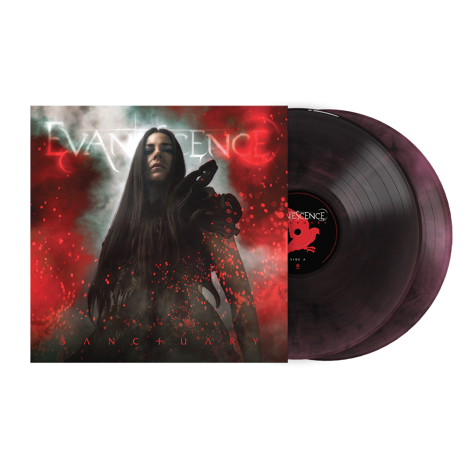 Evanescence - Sanctuary (Indie Exclusive) [Deep Purple & Black Marble] [2LP] | Vinyl
