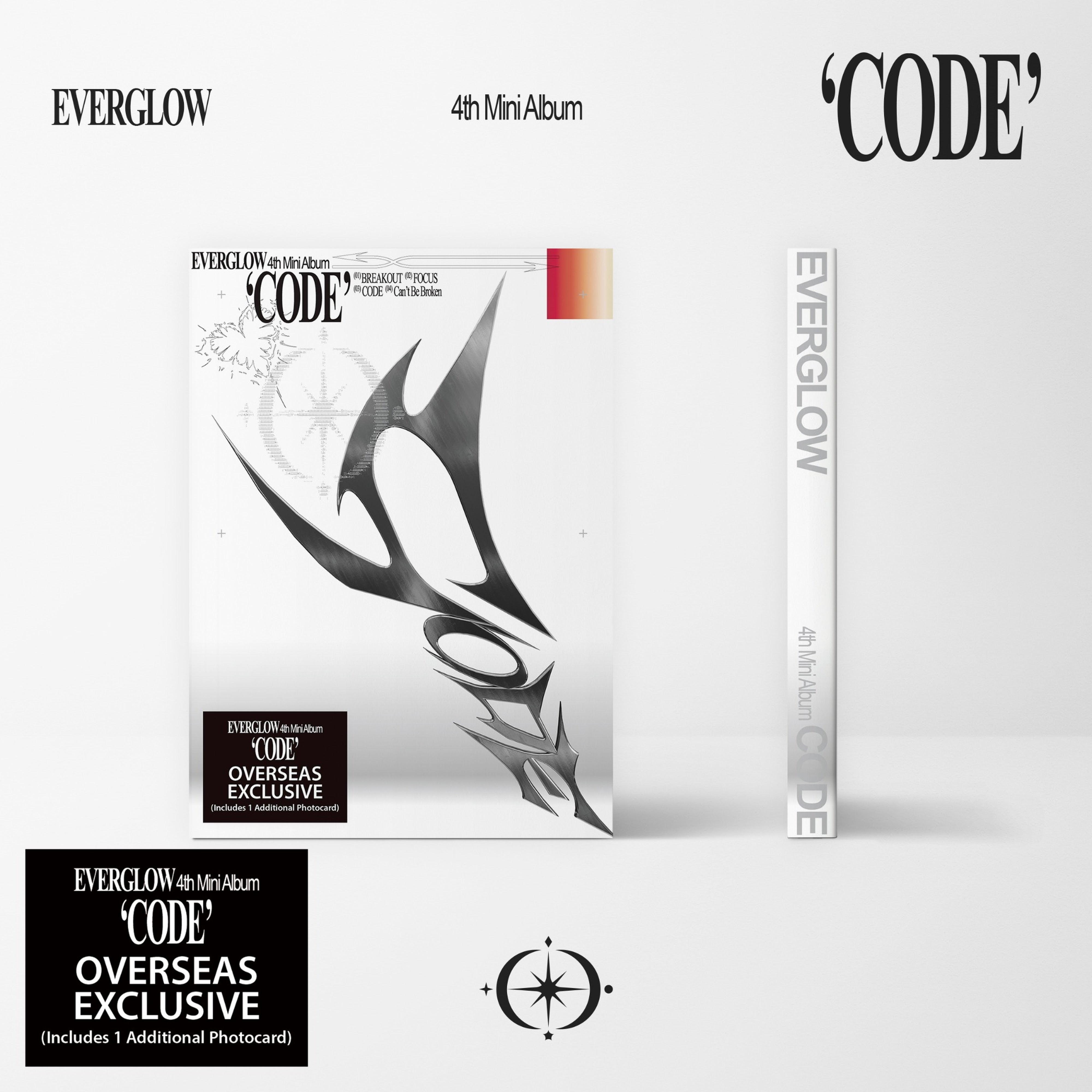 Everglow | Code (Photobook, Photocard, Sticker Set) | CD