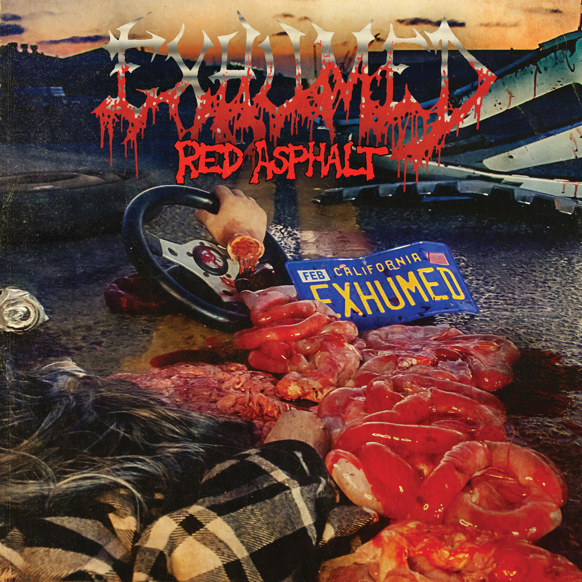 Exhumed | Red Asphalt [Blood Red Vinyl] | Vinyl