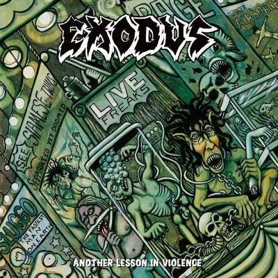 Exodus - Another Lesson In Violence (Limited Edition, 180 Gram Vinyl, Colored Vinyl, Yellow & Black Marble) [Import] (2 Lp's) | Vinyl