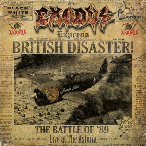 Exodus | British Disaster: The Battle of '89 (Live at the Astoria) (Colored Vinyl, Gold, Gatefold LP Jacket) (2 Lp's) | Vinyl