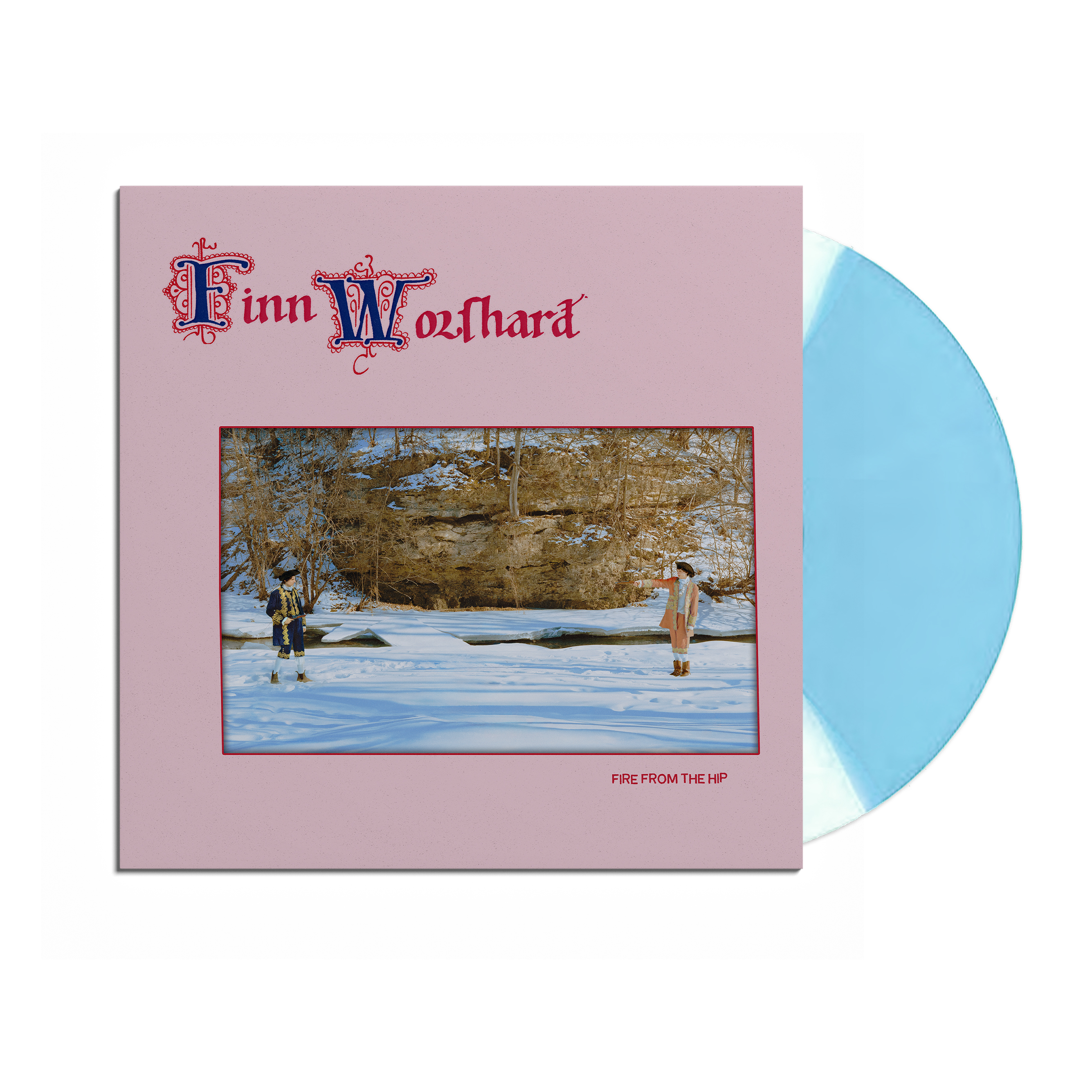 Finn Wolfhard - Fire From The Hip (Indie Exclusive) [Half Moon Baby Blue + White] | Vinyl
