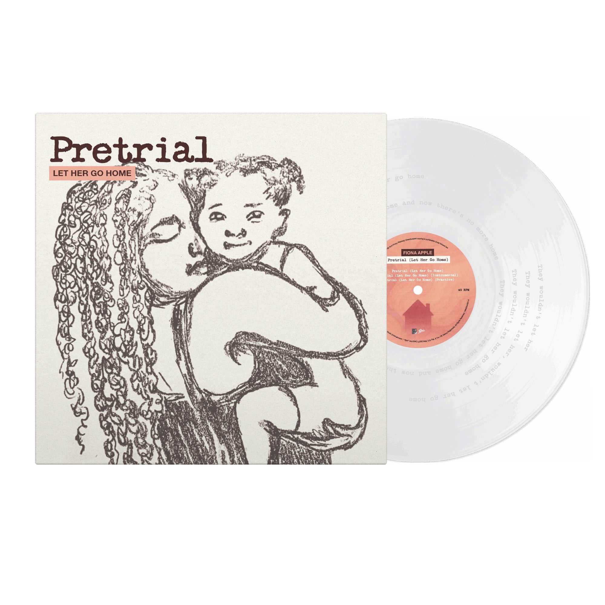 Fiona Apple | Pretrial (Let Her Go Home) (140G) [Crystal Clear Vinyl] [Ep] | Vinyl