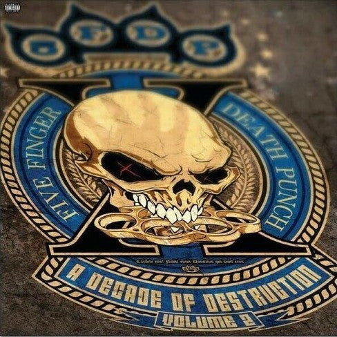 Five Finger Death Punch - A Decade Of Destruction: Vol 2 [Explicit Content] (Colored Vinyl, Cobalt Blue, Limited Edition, Gatefold LP Jacket) (2 Lp's) | Vinyl