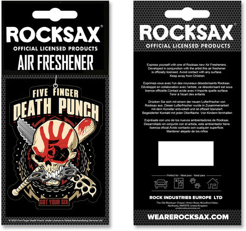 Five Finger Death Punch | Rocksax - Five Finger Death Punch - Got Your Six Logo - Air Freshener | Air Freshener
