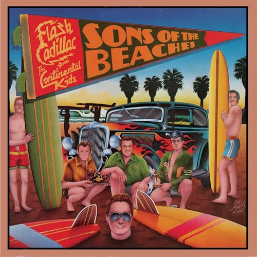 Flash Cadillac & The Continental Kids - Sons Of The Beaches (Coral Vinyl/Deluxe Edition) | Vinyl