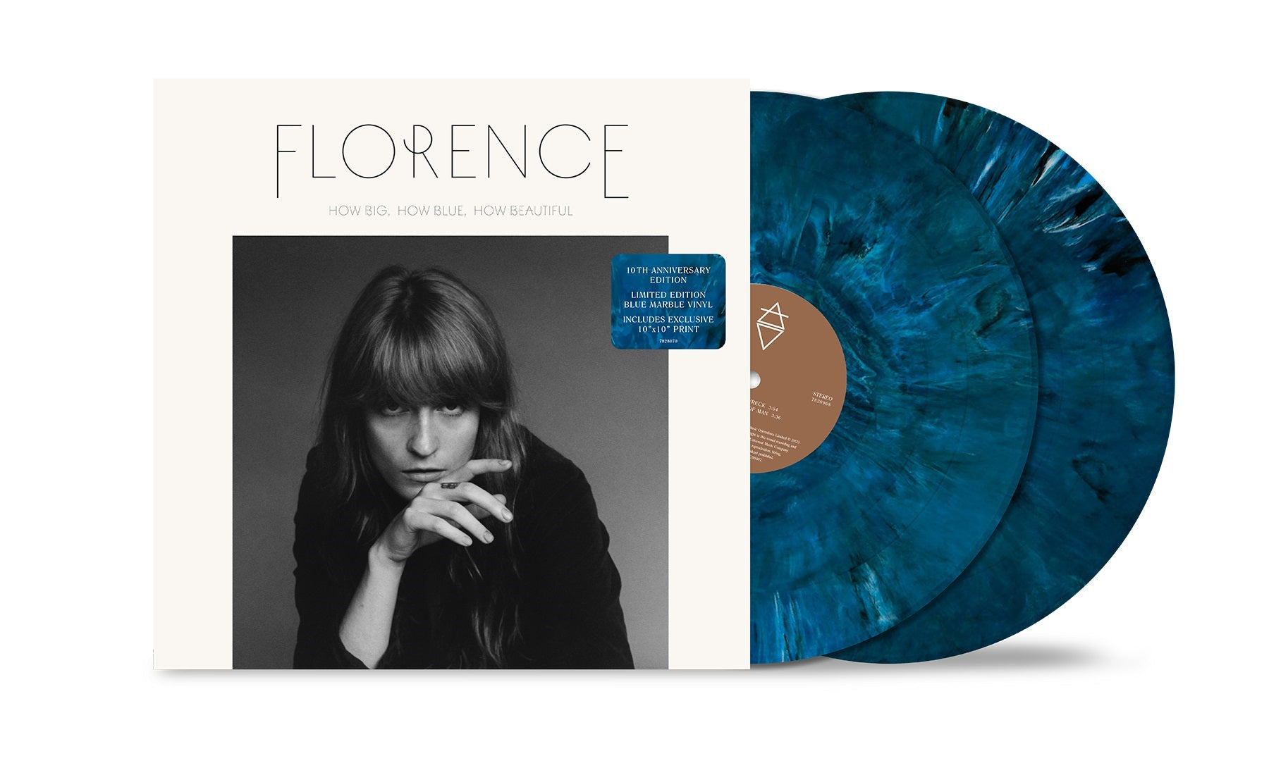 Florence + The Machine | How Big, How Blue, How Beautiful (10Th Anniversary Edition) [Blue Marble 2Lp] (Limited) | Vinyl