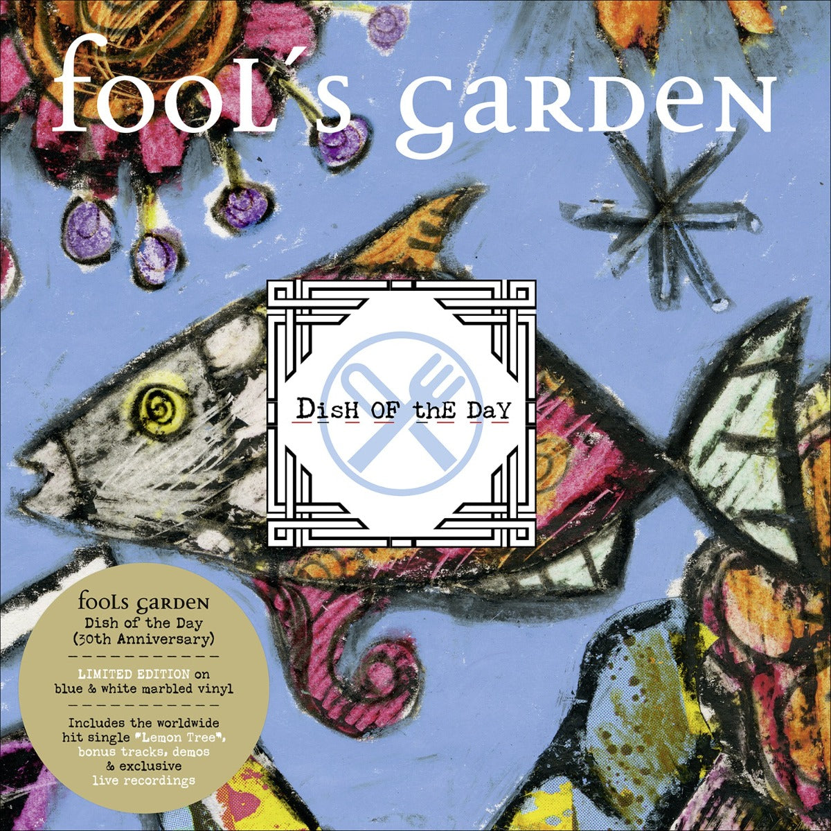 Fools Garden - Dish Of The Day (30Th Anniversary) [Deluxe Edition] [Blue Marble 2LP] | Vinyl
