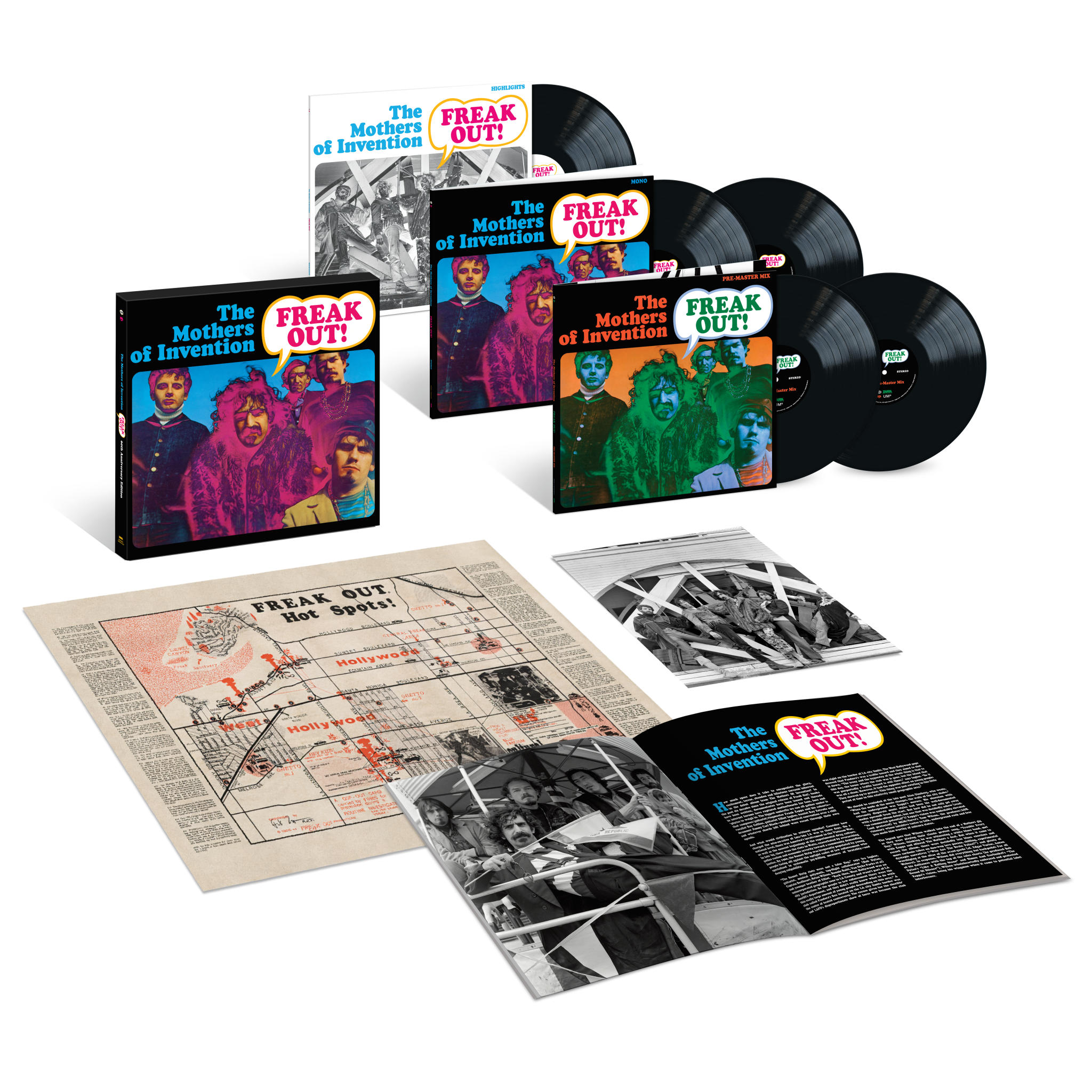 Frank Zappa/The Mothers Of Invention - Freak Out! (60Th Anniversary) (180G) [5LP] [Box Set] | Vinyl