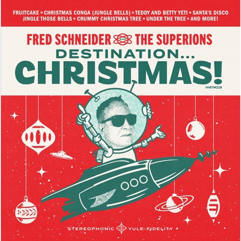 Fred Schneider & the Superions | Destination Christmas (Indie Exclusive, Red Vinyl) | Vinyl