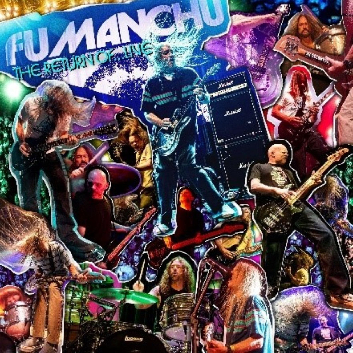 Fu Manchu - Purple & Orange Splatter Vinyl) The Return Of…Live (White W/ Blue | Vinyl
