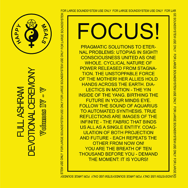 HAPPY MEALS - Full Ashram Devotional Ceremony Volumes IV-VI | Vinyl