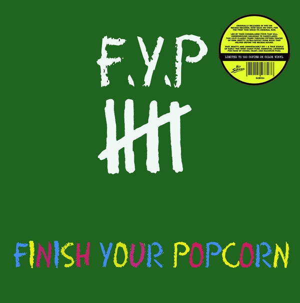 F.Y.P. | Finish Your Popcorn (Color Vinyl) [Lp] | Vinyl
