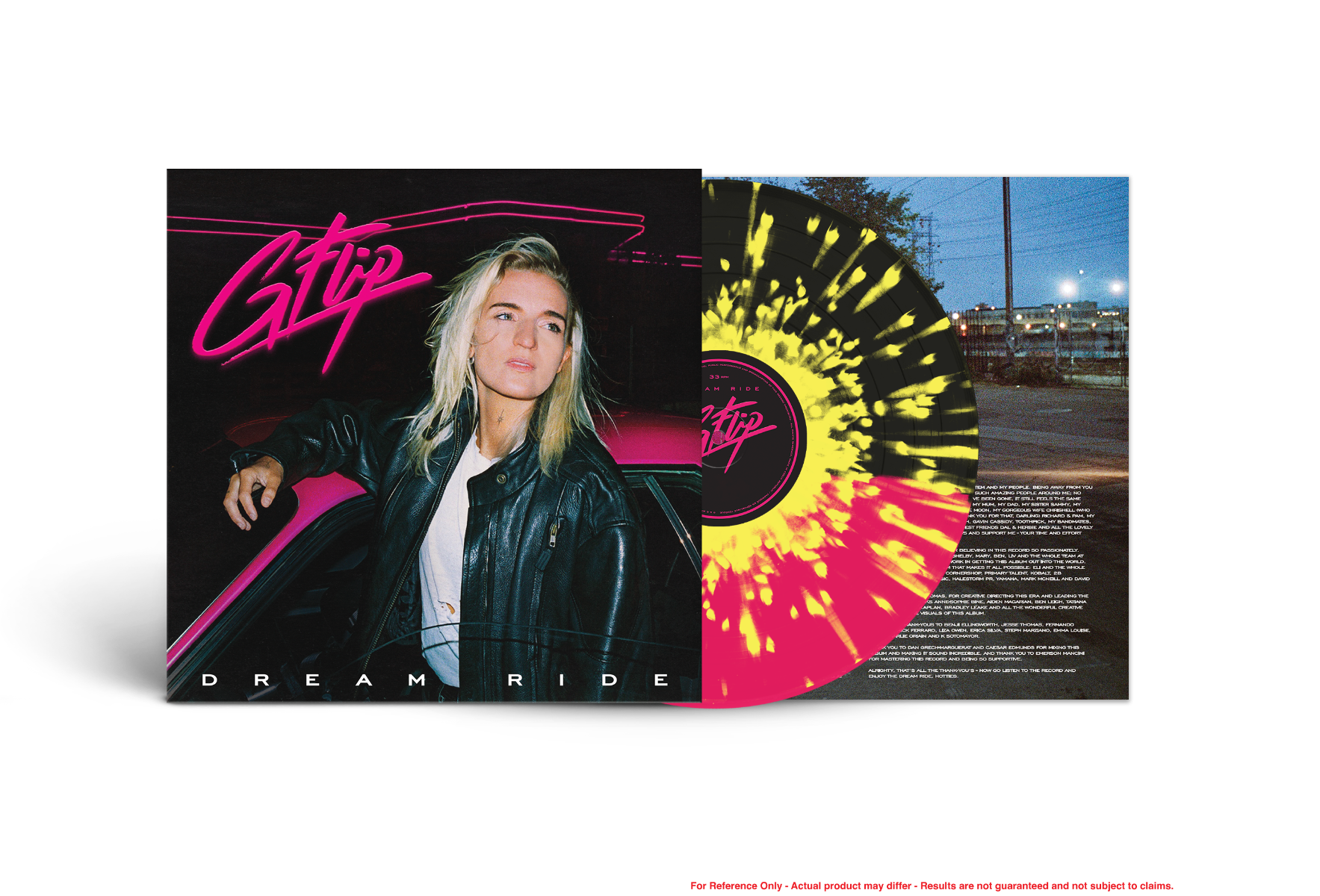 G Flip - Dream Ride (Indie Exclusive) (Pink/Black/Yellow Splatter Vinyl) | Vinyl