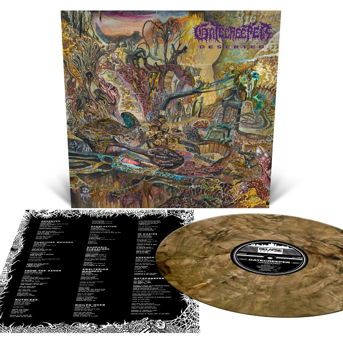 Gatecreeper - Deserted (Marble Colored Vinyl) | Vinyl