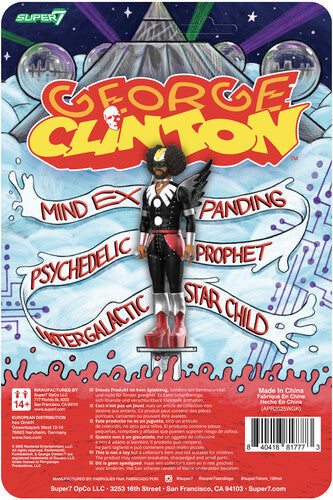 George Clinton | Super7 - George Clinton - ReAction Figures Wv1 - George Clinton (Dr. Funkenstein) (Action Figure) | Action Figure