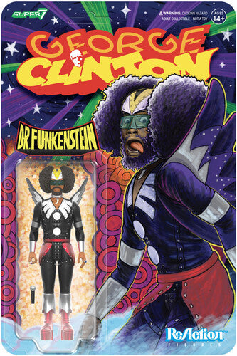 George Clinton | Super7 - George Clinton - ReAction Figures Wv1 - George Clinton (Dr. Funkenstein) (Action Figure) | Action Figure