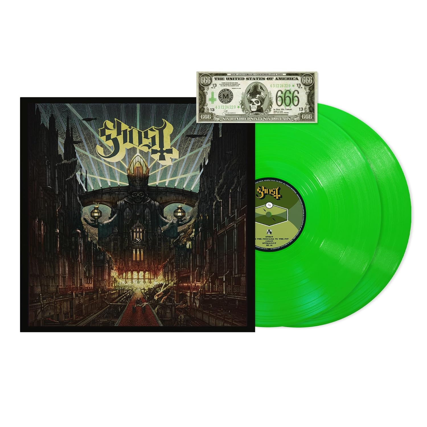Ghost | Meliora Deluxe (10th Anniversary) [Neon Green 2 LP] | Vinyl