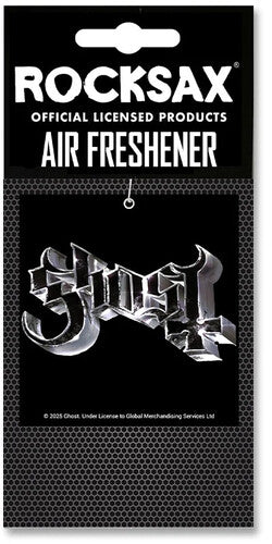 Ghost - Rocksax - Ghost - Chrome Logo - Air Freshener (Vanilla) | Air Freshener