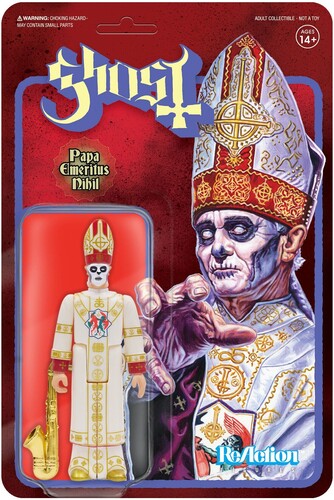 Ghost - Super7 - Ghost ReAction Figure - Papa Emeritus Nihil (Collectible, Figure, Action Figure) | Action Figure