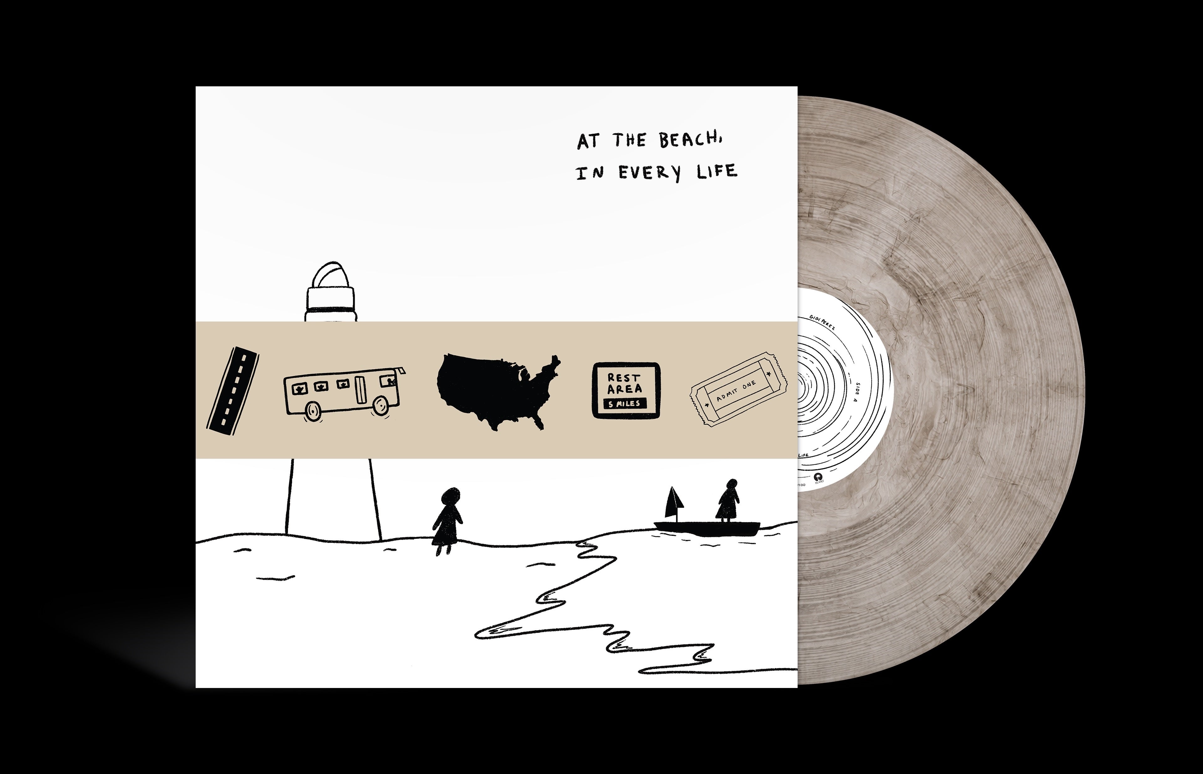 Gigi Perez - At The Beach, In Every Life (Indie Exclusive) [Smoke Metallic LP] | Vinyl