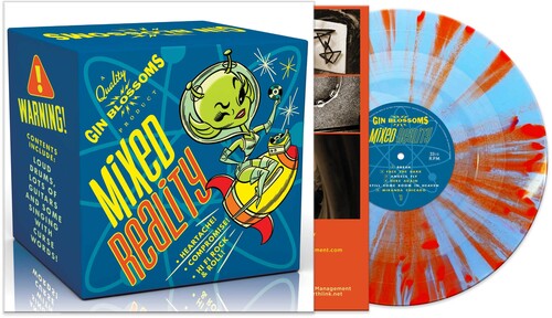 Gin Blossoms - Mixed Reality - Blue Orange Splatter | Vinyl