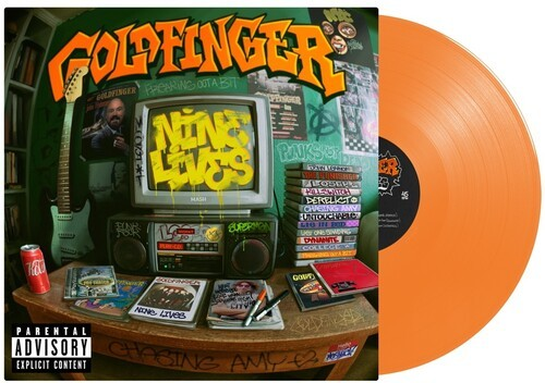 Goldfinger | Nine Lives [Explicit Content] (Indie Exclusive, Transparent Orange Colored Vinyl) | Vinyl