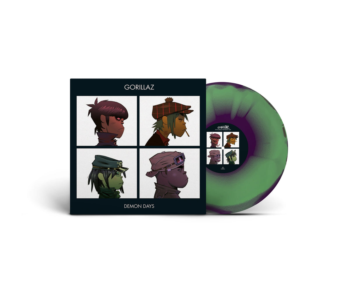 Gorillaz - Demon Days (Limited, Brick & Mortar Exclusive) [Half-Speed Mastered] [Green, Purple, And Red Vinyl] | Vinyl
