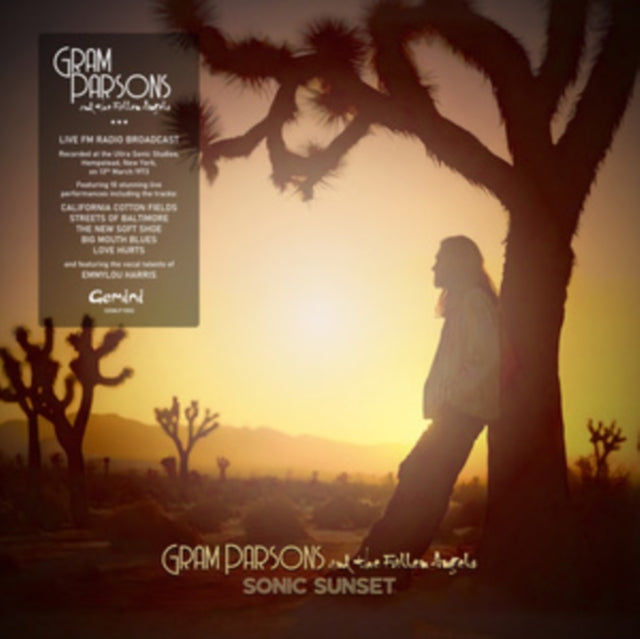 Gram Parsons & The Fallen Angels | Sonic Sunset - Live FM Radio Broadcast (Limited Edition, Cream Colored Vinyl) [Import] | Vinyl