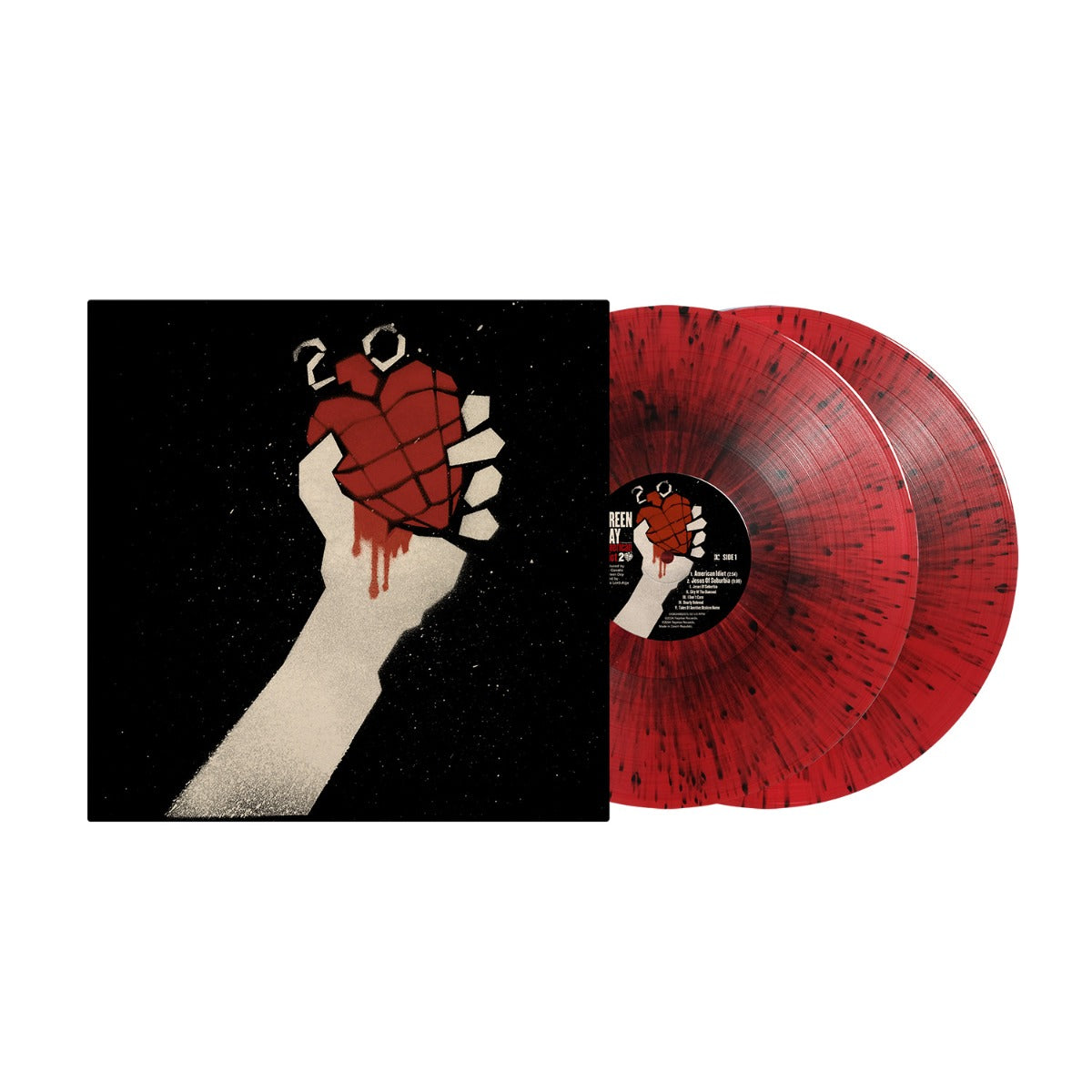 Green Day | American Idiot: 20th Anniversary Edition (Red & Black Splatter Colored Vinyl) (2 Lp) | Vinyl