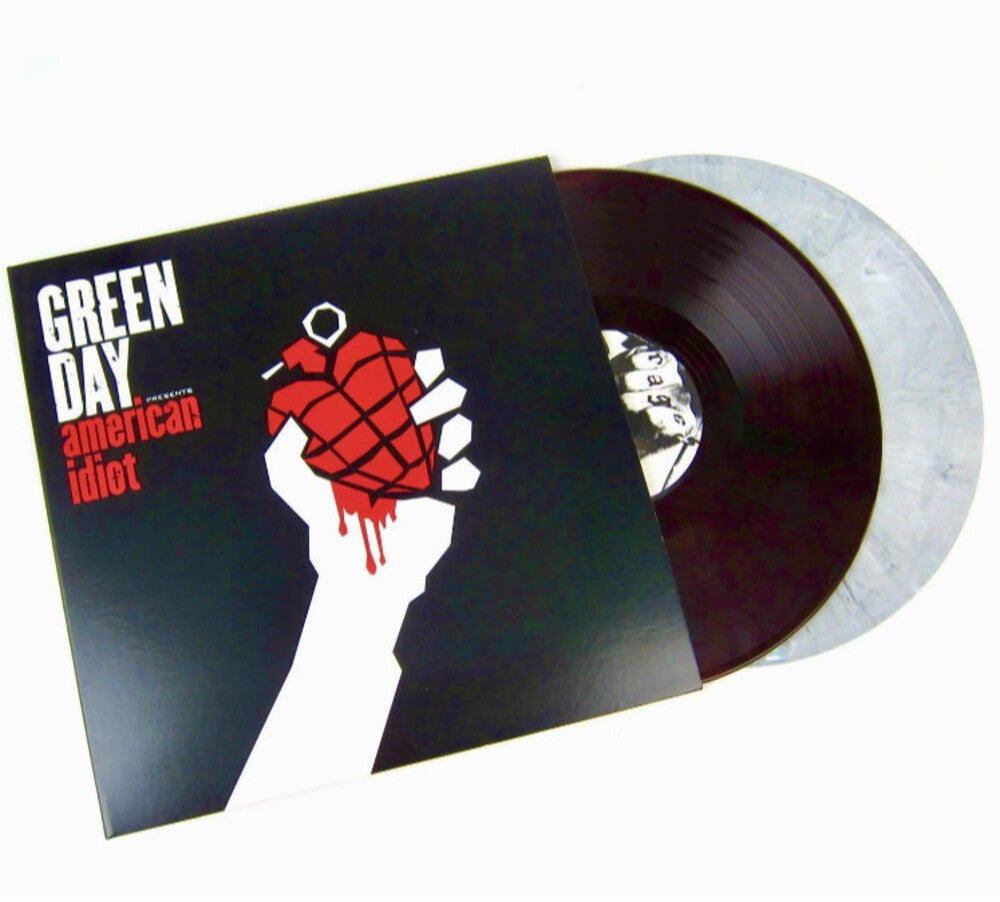 Green Day - American Idiot (Limited Edition) ( Red with Black swirl/ White with Black swirl [Import] (2 Lp's) | Vinyl