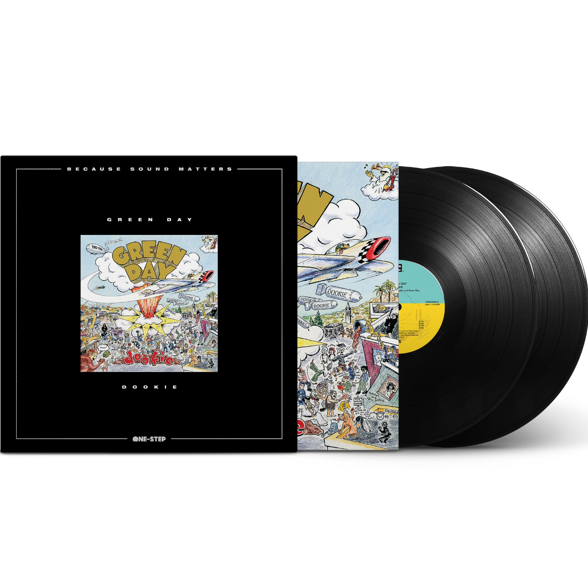 Green Day | Dookie (ONE-STEP Vinyl) (Indie Exclusive, Limited Edition, Gatefold LP Jacket, Foil Embossed / Foil Stamped) | Vinyl - 0