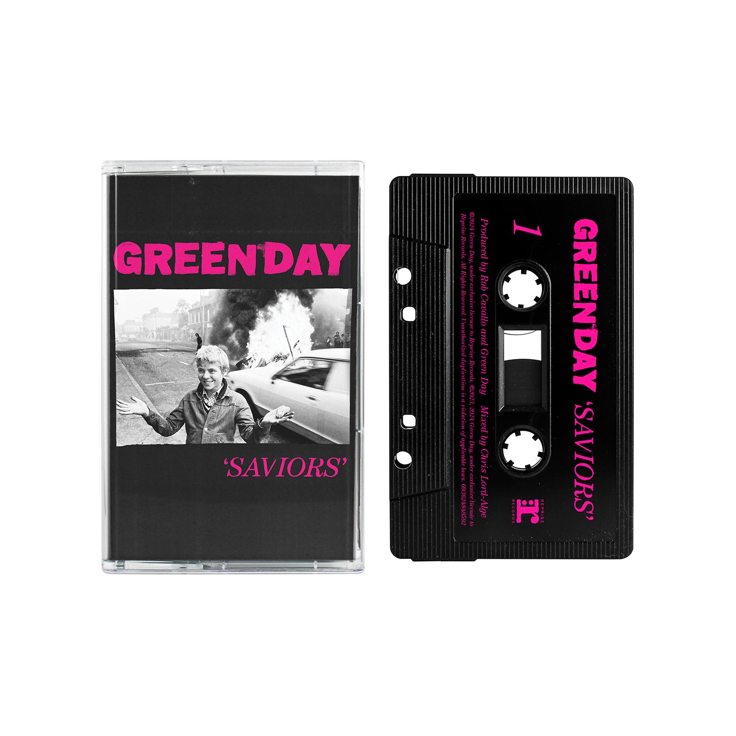 Green Day | Saviors (Deluxe, 180 Gram Vinyl, Gatefold, Embossed Cover, Exclusive 24x36 Poster) | Cassette