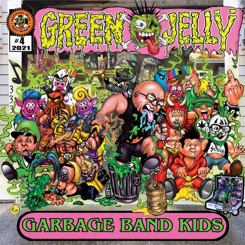 Green Jelly | Garbage Band Kids (Colored Vinyl, Pink/ Green Haze) | Vinyl