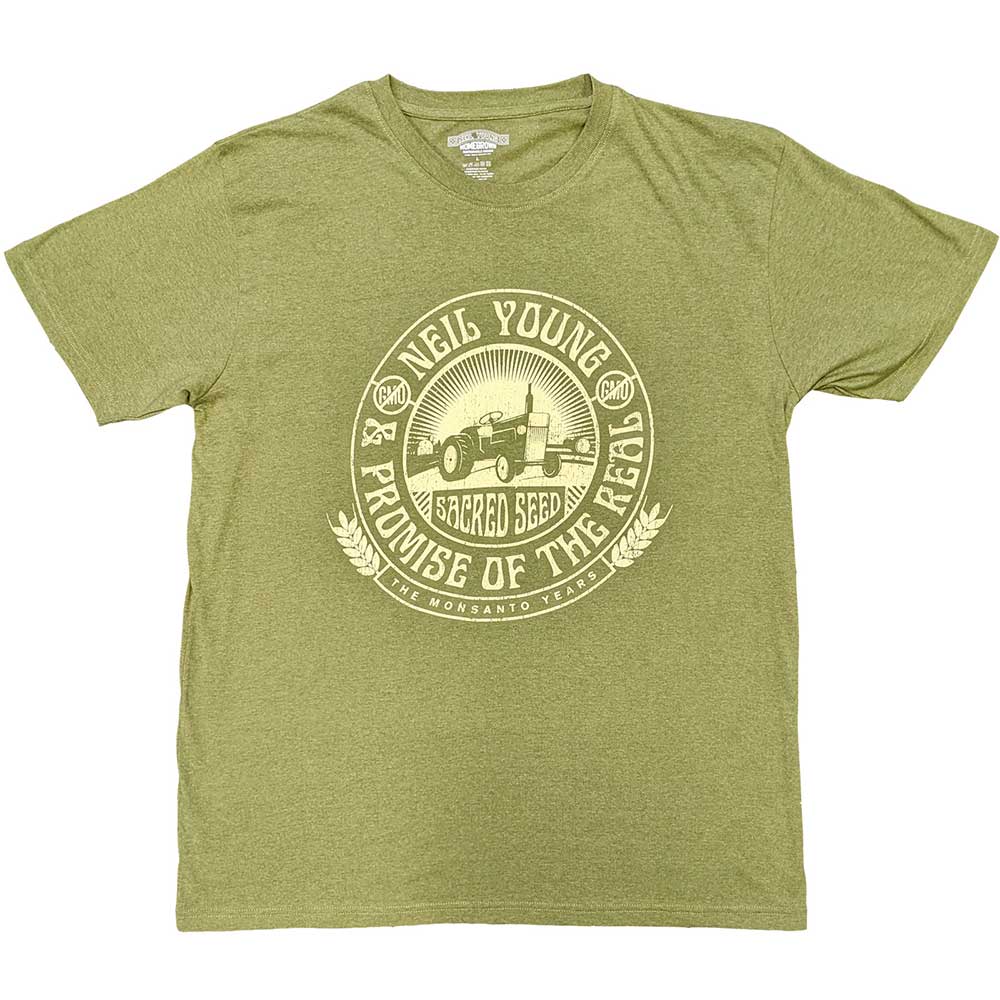 Neil Young - Tractor Seal | T-Shirt Green